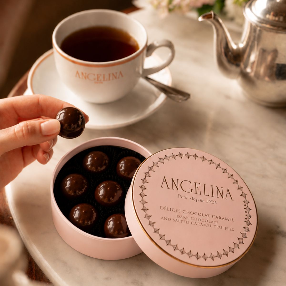 Boîte Délices Chocolat cœur Caramel