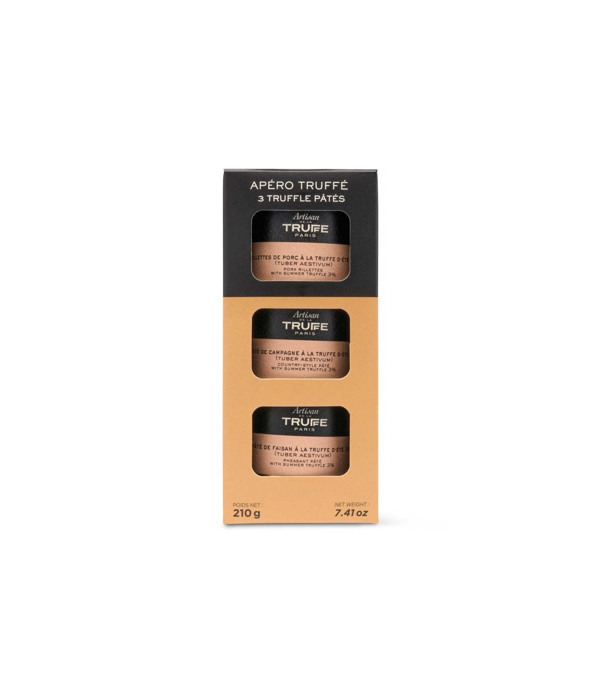 Trio de pâtés truffés