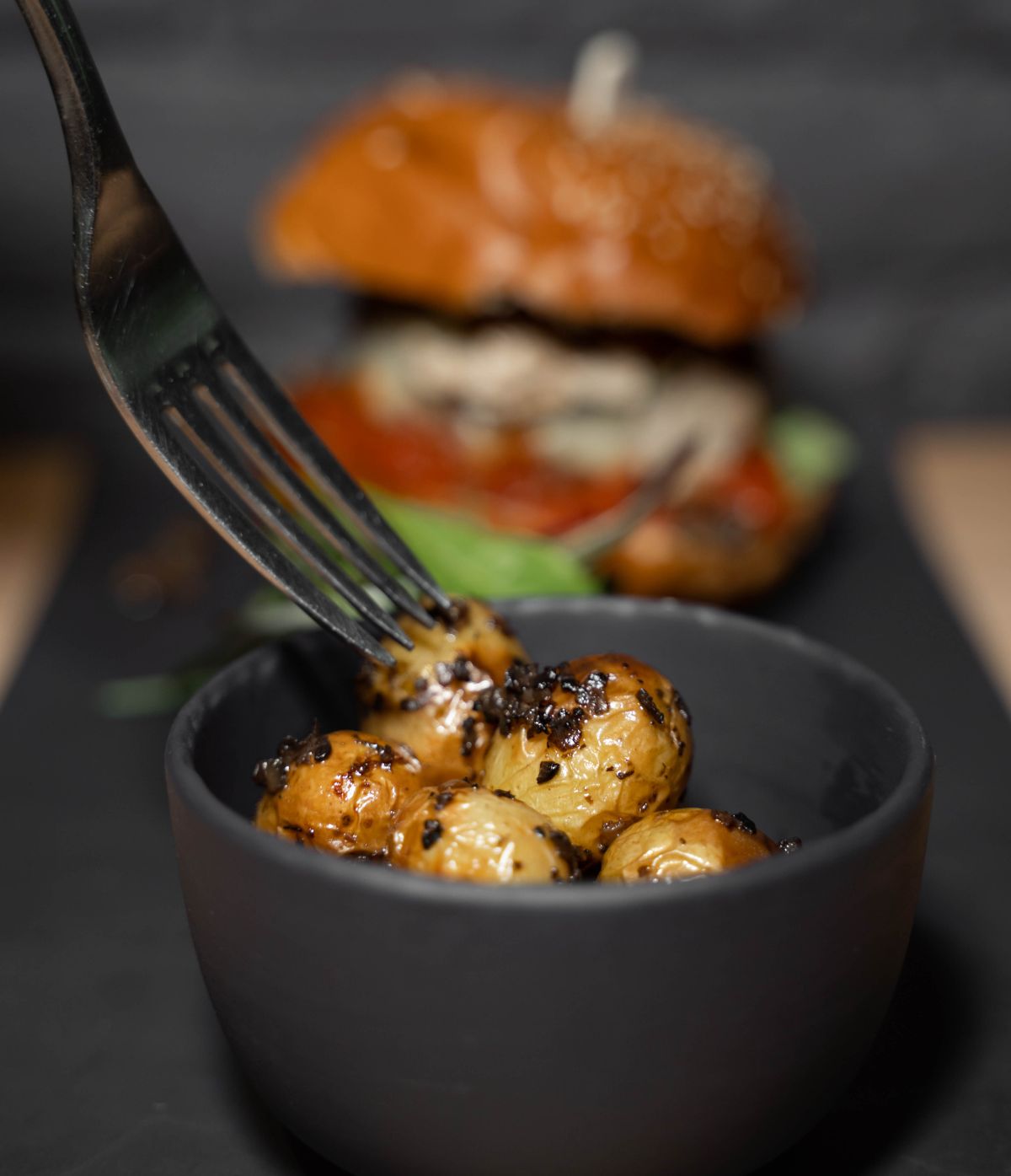 Pommes de terre grenaille au thym
