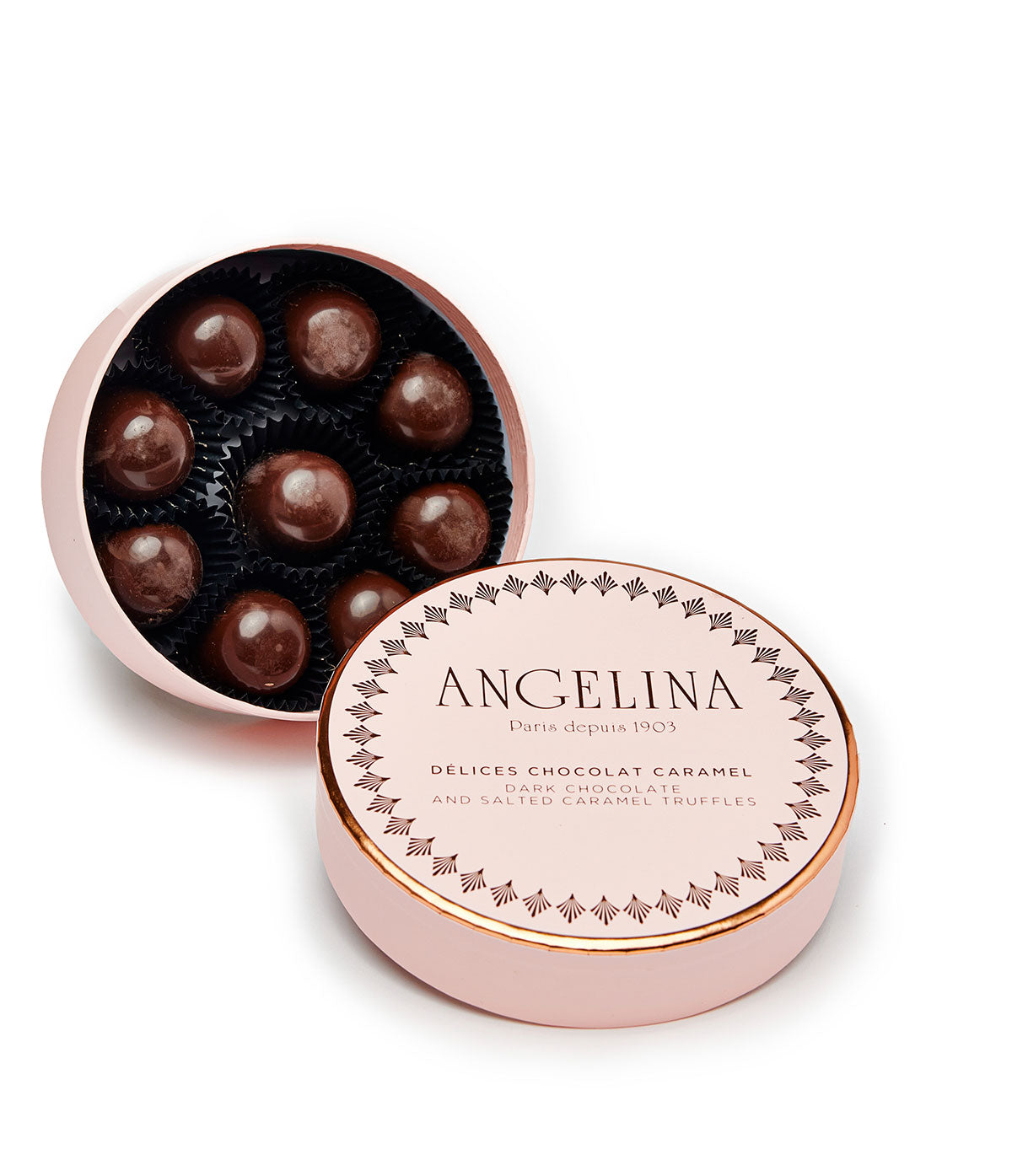 Boîte Délices Chocolat cœur Caramel